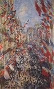 Claude Monet The Rue Montorgueil,3oth of June 1878 Germany oil painting artist